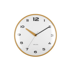 Nástenné hodiny Brisk Dome Karlsson KA6028YE, 40cm